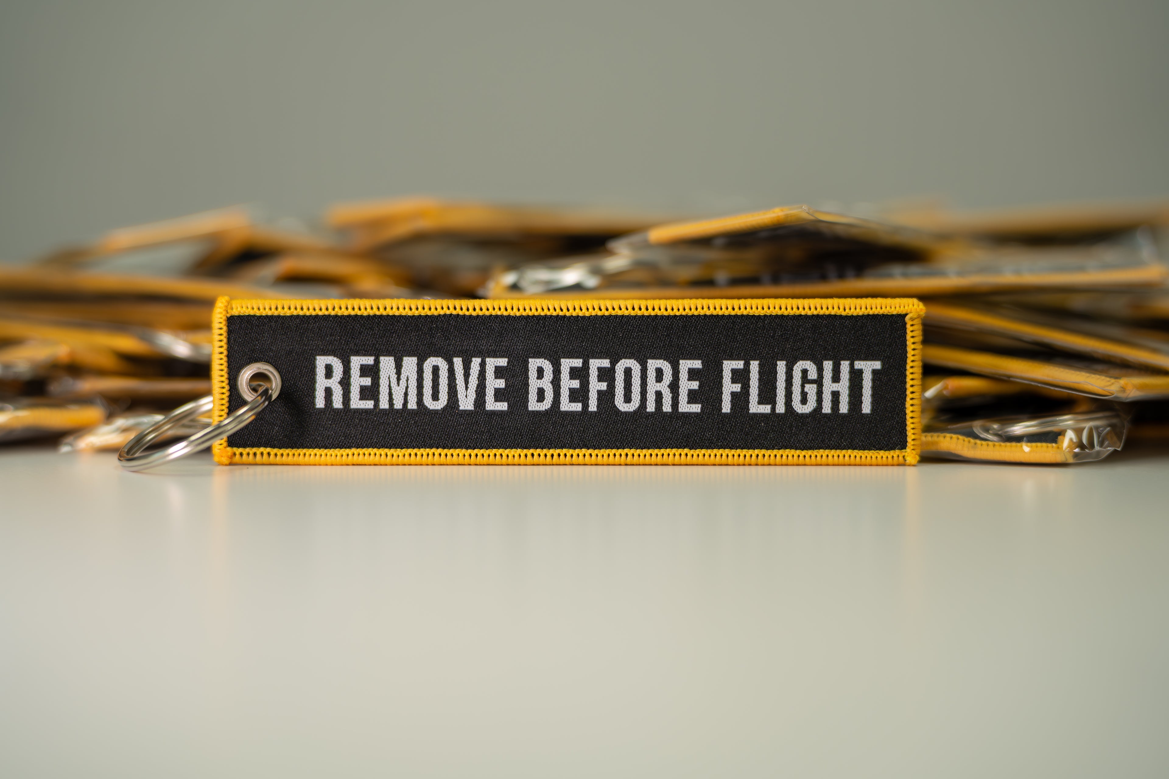 Heliaddict “Remove Before Flight” Aviation Keychain